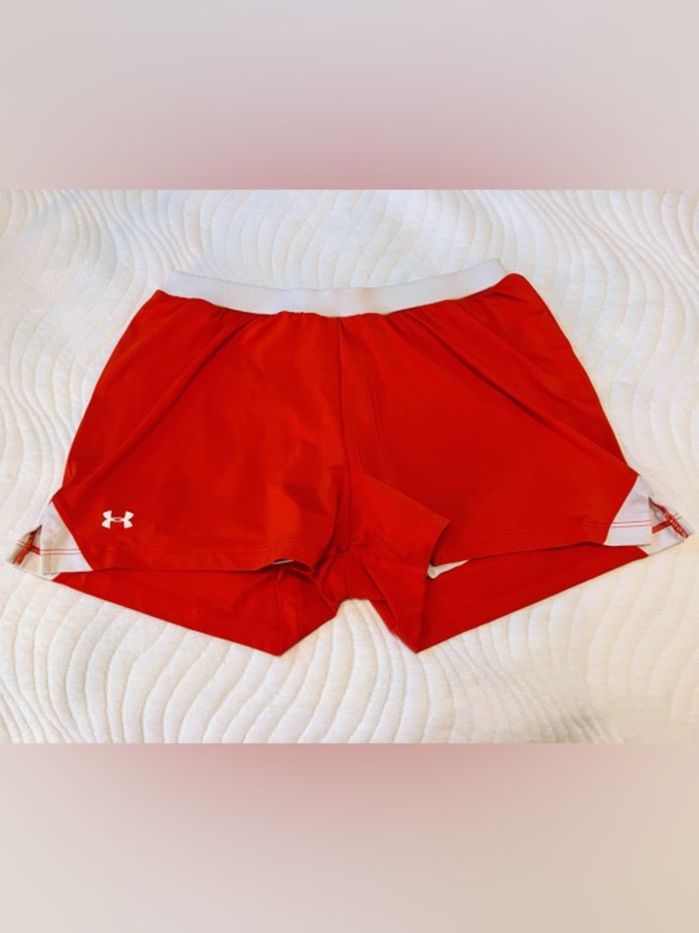 Womens Orange Under Armor Shorts